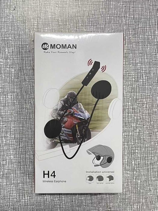 Слушалки за каска Moman H4 с говорител