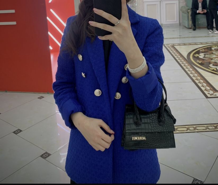 Костюм электросиний цвет