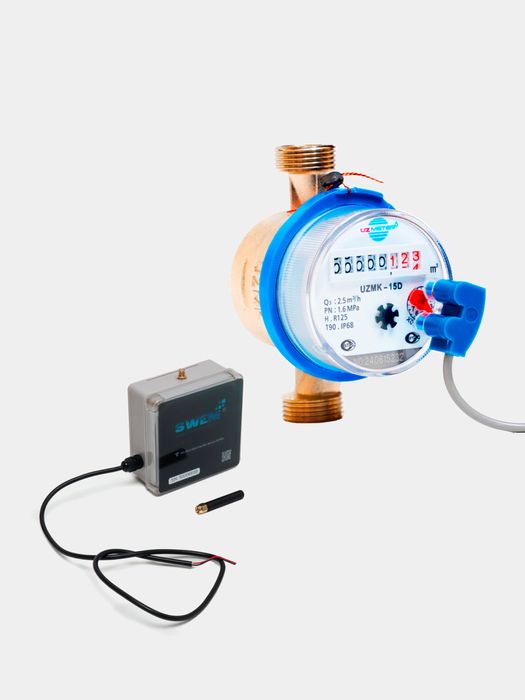 Счетчик воды для квартир и дома (Uzmeter) с гарантием