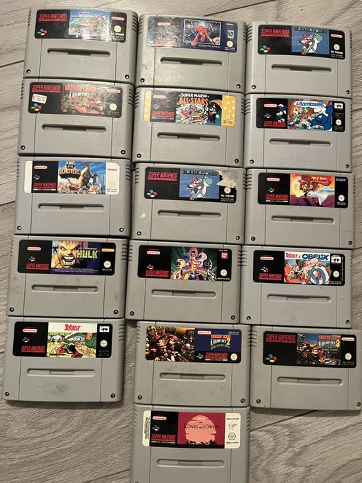 Casete nintendo super nintendo