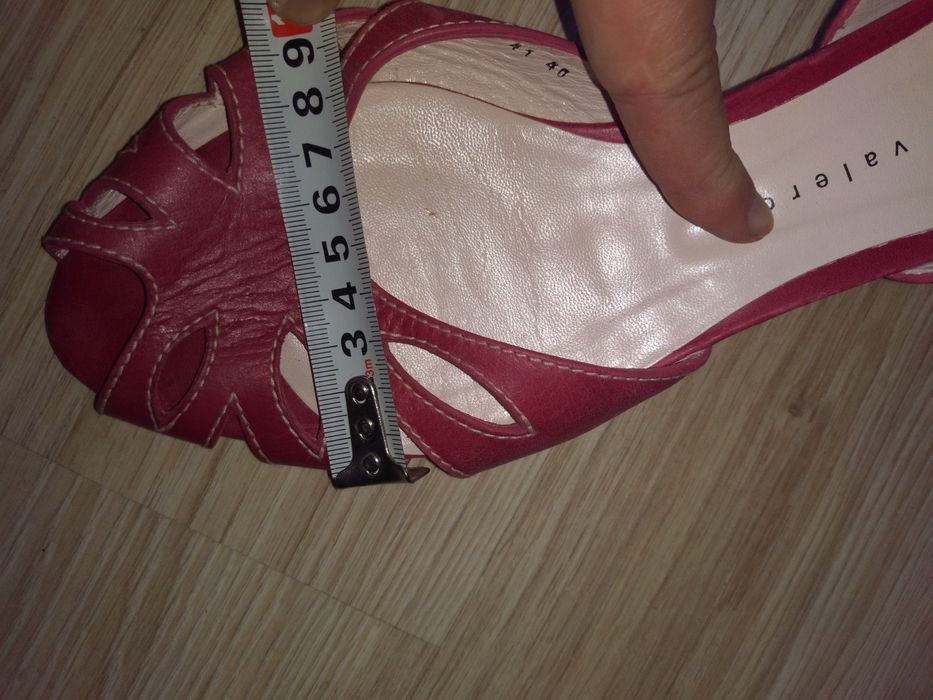 Летни обувки,  с ток esprit дънкови сандали