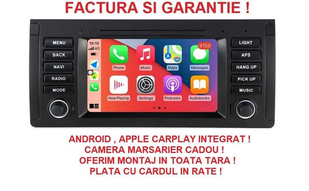 Navigatie BMW Seria 5 E39 X5 E53 Garantie Camera Marsarier Noua