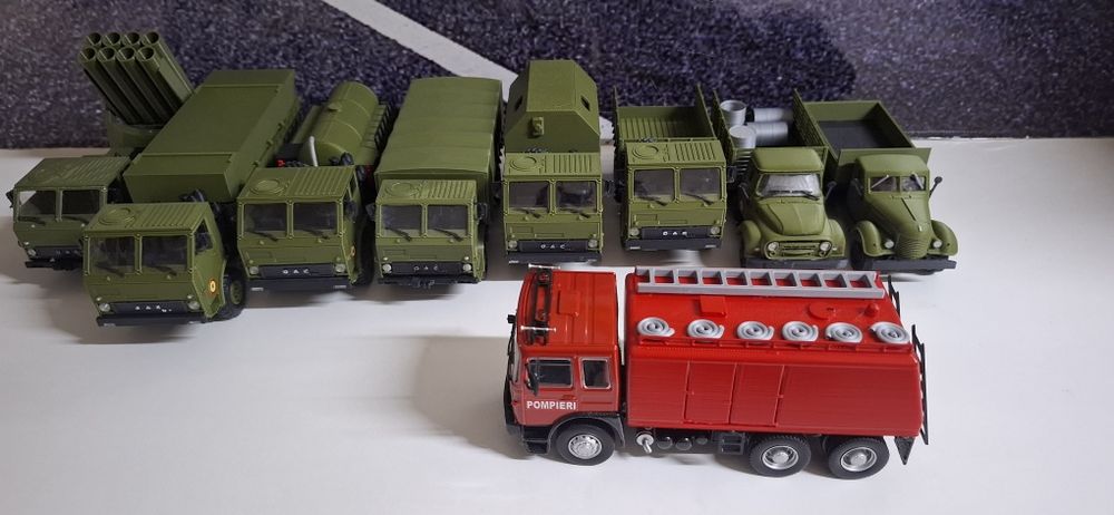 Macheta din metal Roman diesel pompieri