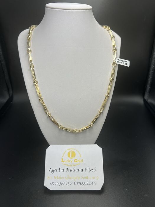 Lant aur 14 17,28 gr lungime 60 cm cod 22819