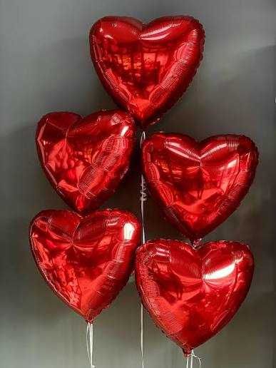 Шар фольга Сердца