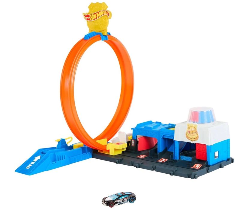 Hot Wheels City - Комплект полицейски участък