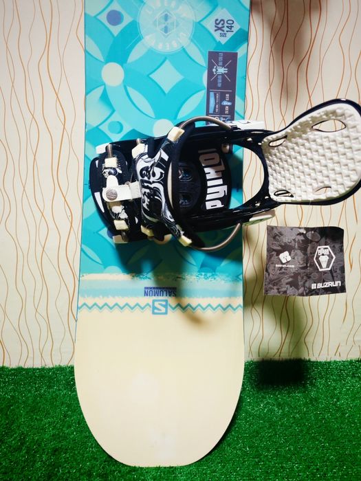 Placa snowboard Salomon  140 cm + legături rapide noi