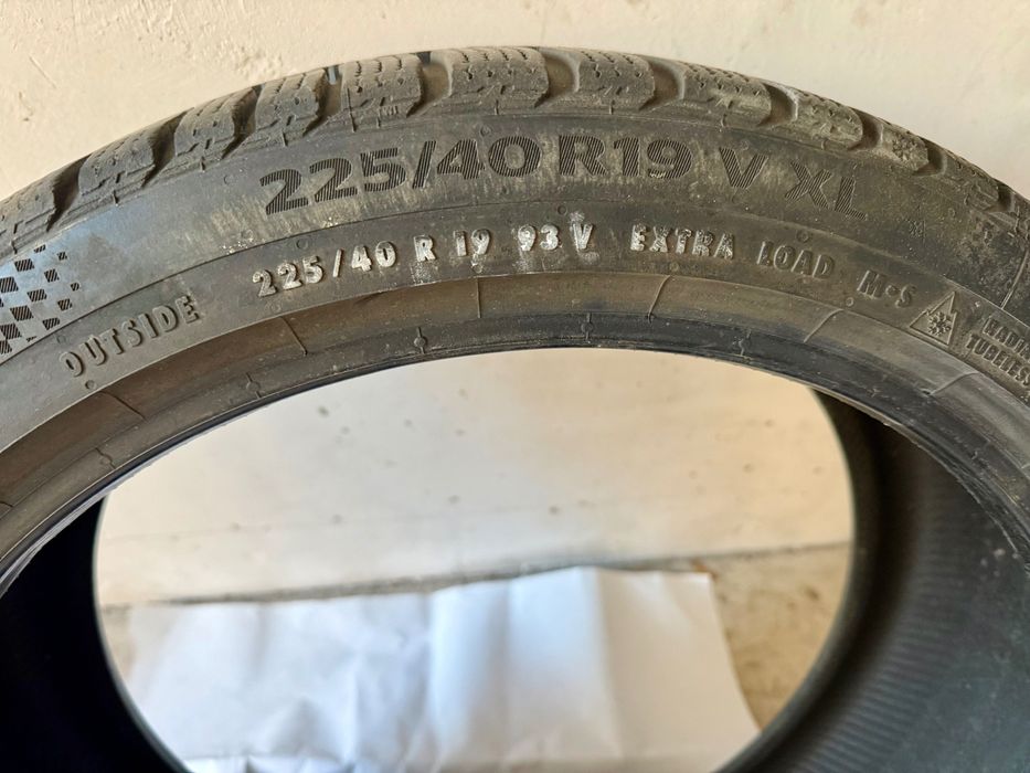 Continental 225/40/19 7mm