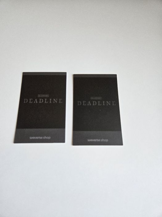Оригинални BLACKPINK DEADLINE фотокарти – Jisoo и Jennie