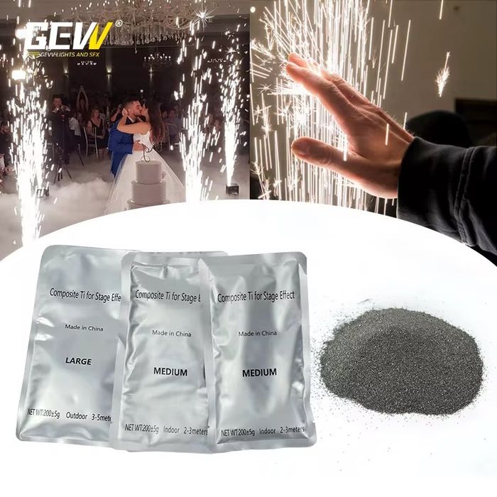 Pulbere Titan pentru Aparate Sparkular 200 g Medium – Efect Scântei Reci