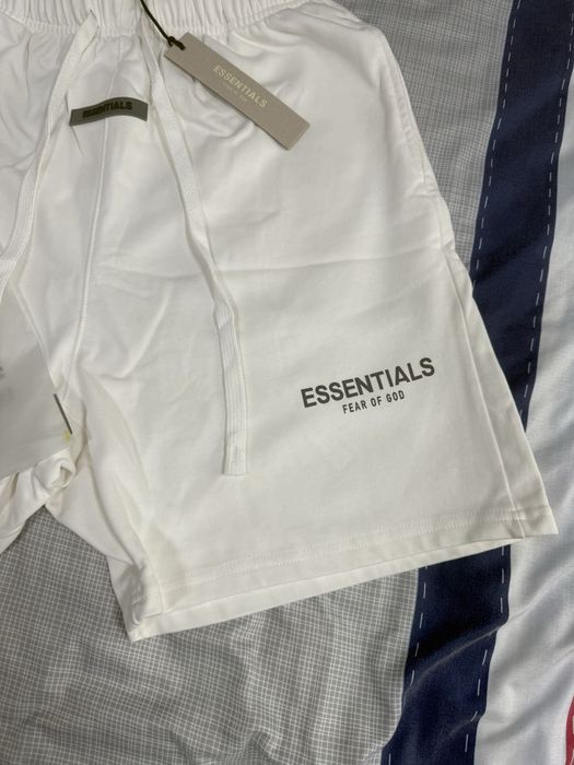 Pantaloni Scurti Essentials Fear Of God Albi