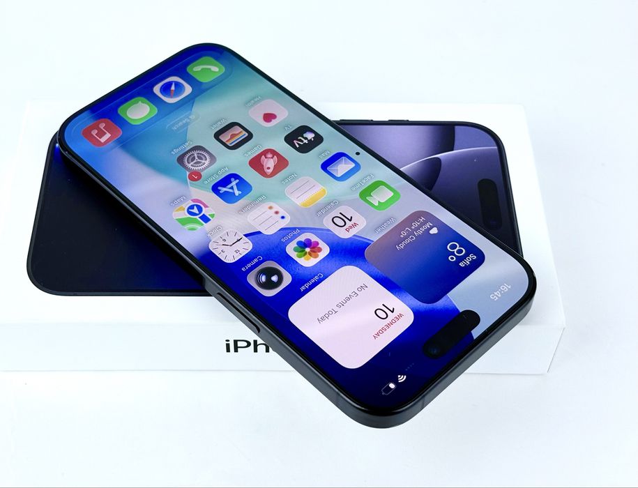 Apple iPhone 16 Pro 256GB Black Titanium 100% Батерия