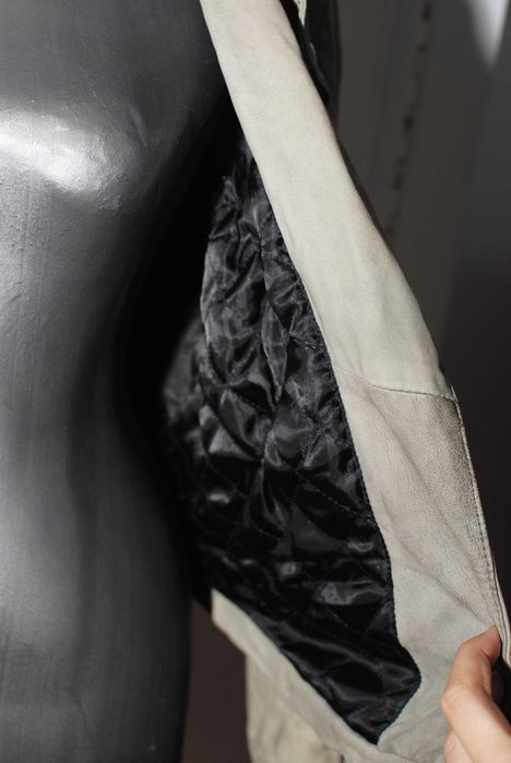 Geaca de piele pentru femei Mango XS