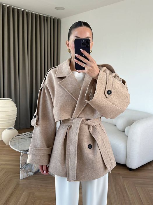 Пальто укороченное