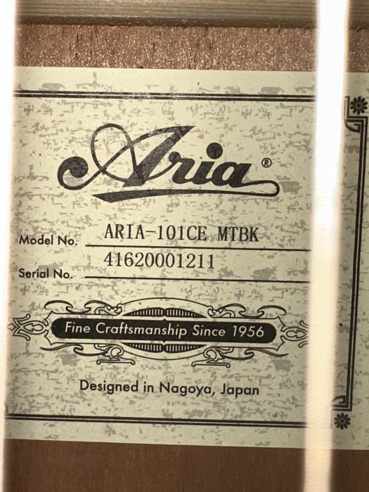 Трансакустическая гитара Aria