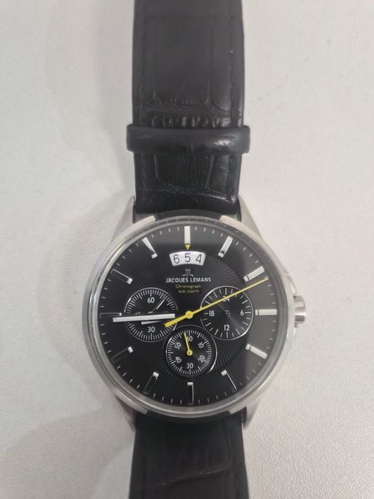 Продам часы Кварцевые JACQUES LEMANS 1-1542A сталь