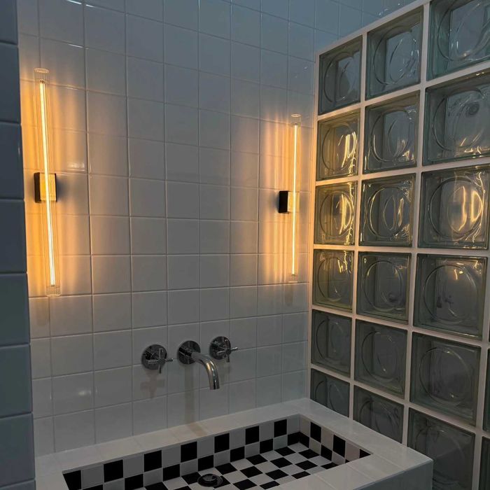 Стеклоблок бесцветный ALPHA волна 19х19х8 Чехия