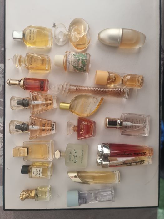 Colectie miniaturi parfum vintage – Fendi , Chanel, Givenchy, Hermès