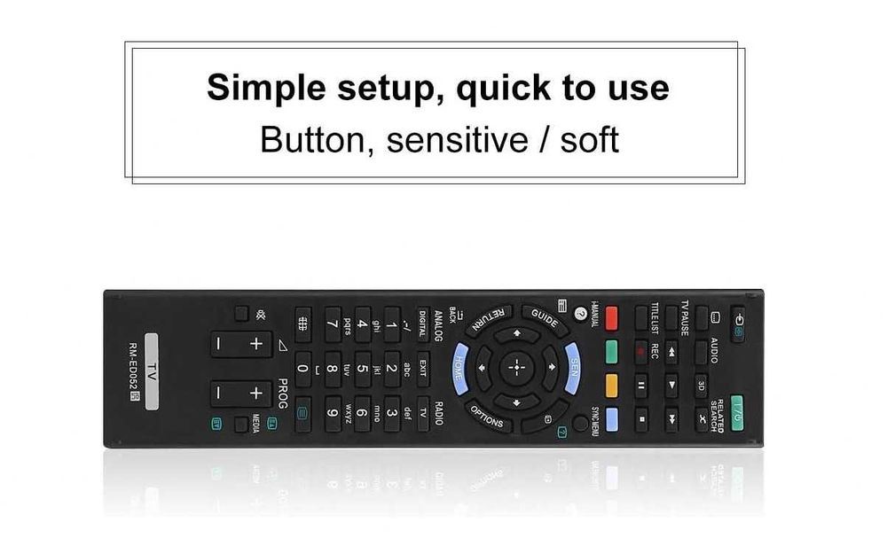 Telecomandă Sony RM-ED052 – Compatibil cu Sony Smart/Nonsmart TV