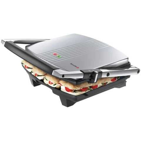 Sandwich-maker Breville Panini Large VST026X-01, 2000 W, negru/ inox