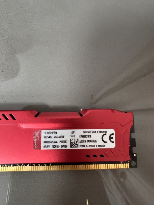 Memorie RAM Fury 4 GB DDR3 1333 MHz