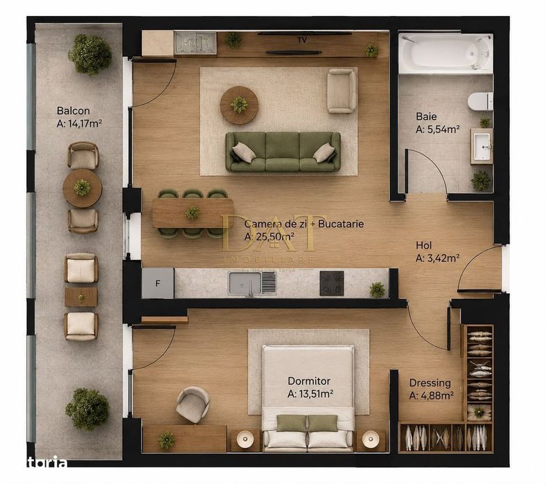 Apartament 2 camere | parcare inclusa | bloc nou | Sopor
