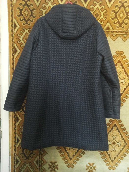 Фирменное полупальто Kelly Kessa (56-58). Теплое, синее. Качество!