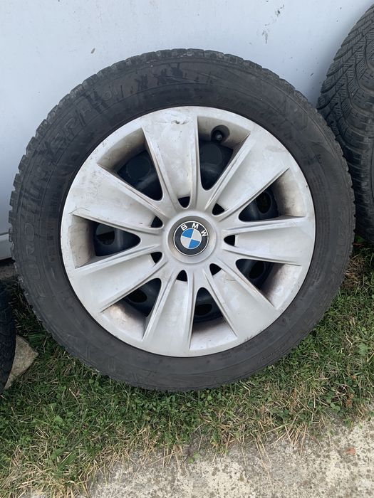 Jante Tabla 205/55R16 cu cauciucuri All Season + capace Bmw
