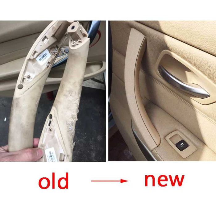 Maner Interior Pasager Dreapta Negru Bej Crem BMW Seria 3 E90 E91 E92