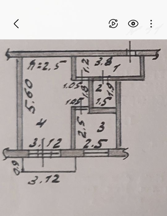 Продам 1 ком квартиру район Уюта