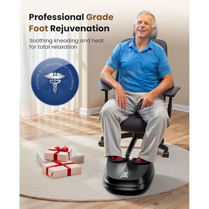 Професионален Шиацу масажор за крака с въздушна компресия и загряване