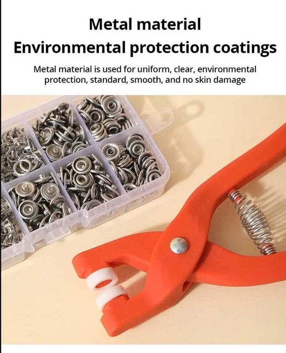 Cleste + capse + cutie depozitare