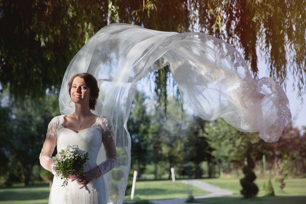 Булчинска рокля с Воал