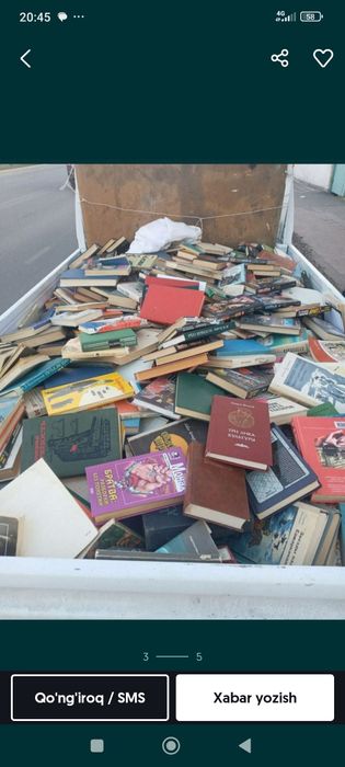 Макулатура Makuglatura oq qogʻoz  A 4 lest kitob daftar olamiz