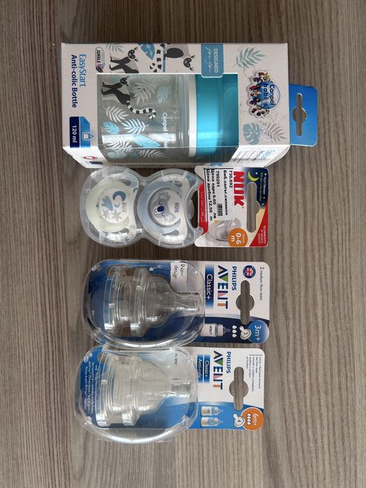 Биберони, залъгалки, бутилка Philips Avent, NUK