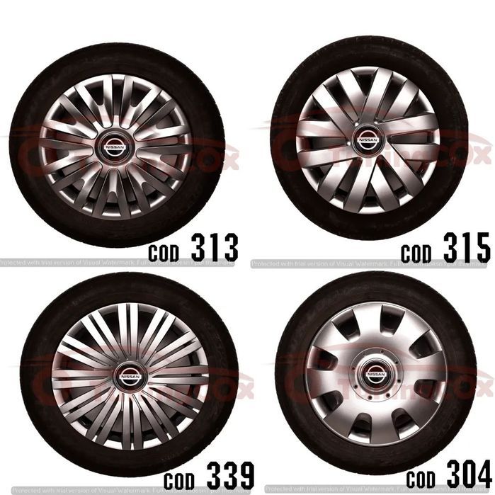 capace roti r15 nissan la set de 4 buc,capace janata aliaj