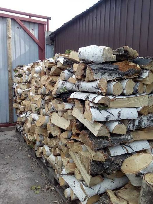 Дрова берёза рубленная (честный куб)