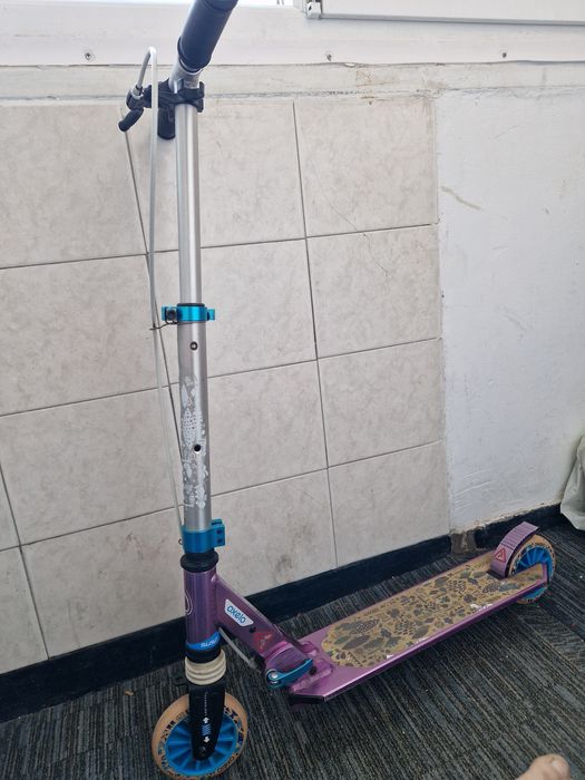 Trotineta Oxelo Scooter mid 5 purple/white