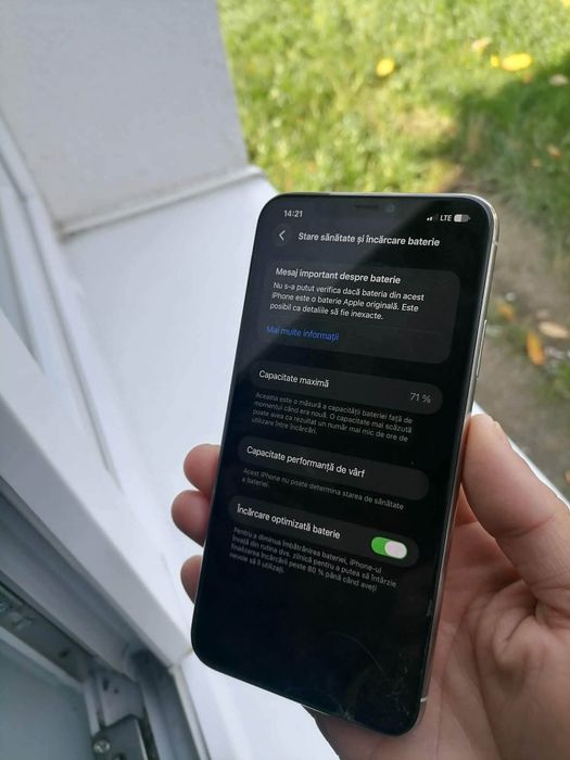 Iphone 11 pro max 256 GB fisurat