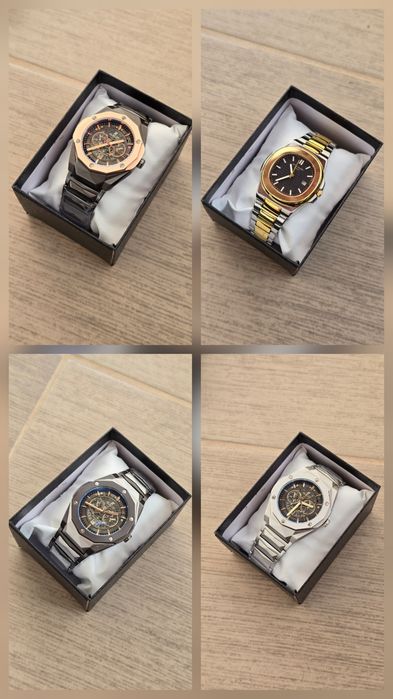 Чисто Нови Луксозни Часовници Rolex, Hublot, Patek Philippe, Audemars Piguet, AP, Richard Mille, RM, Breitling