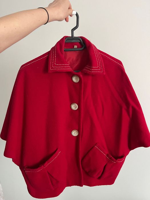 Capa stofa culoare roșie, universala