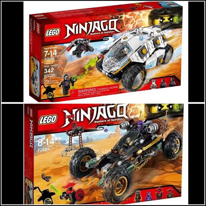 Lego Titanium Ninja Tumbler- Ninjago Rock Roader Building