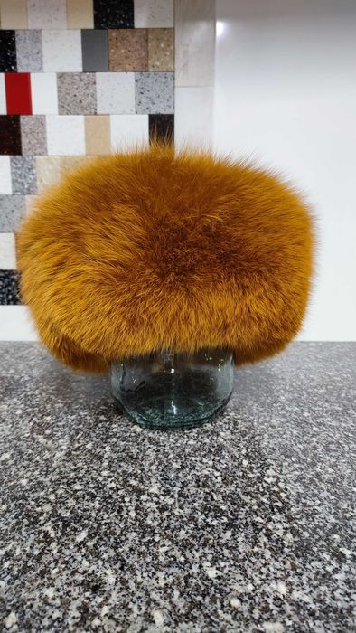 Шапка  меховая, песец.