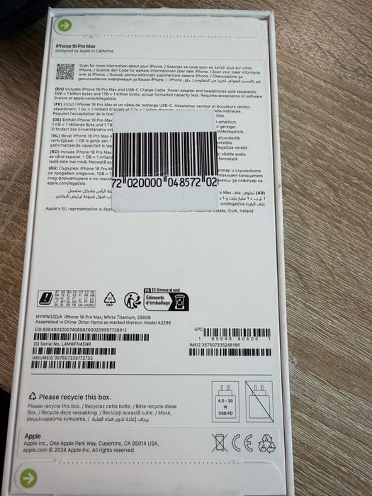 Iphone 16 Pro Max 512GB