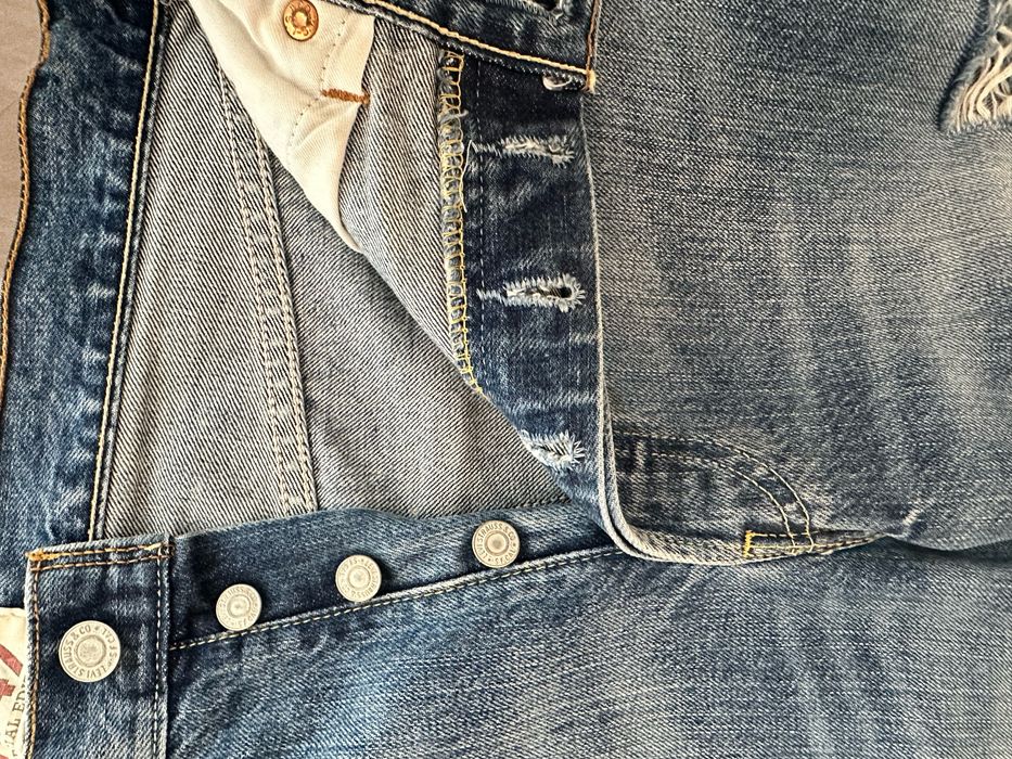 Мъжки сини винтидж дънки Levi’s 501