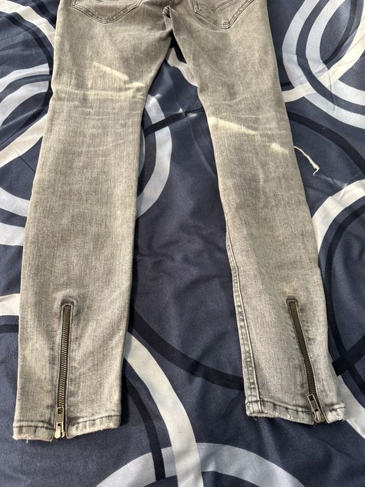 Bershka сиви дънки