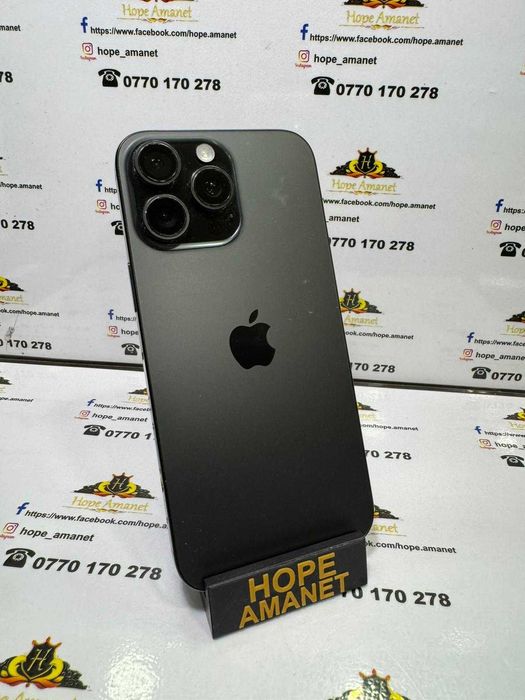 Hope Amanet P13 / iPhone 16 Pro Max / Black / 256 GB