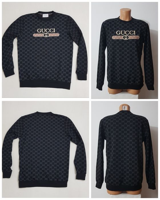 Bluza Gucci, pulover ptr bărbați nou, clasic din bumbac, Nr. M/L (men)