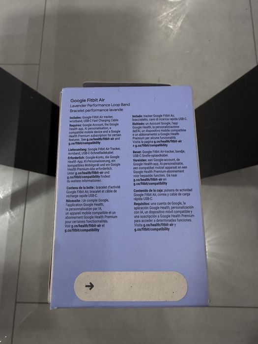 Bratara Google Fitbit Air blue • NOUA / SIGILATA •