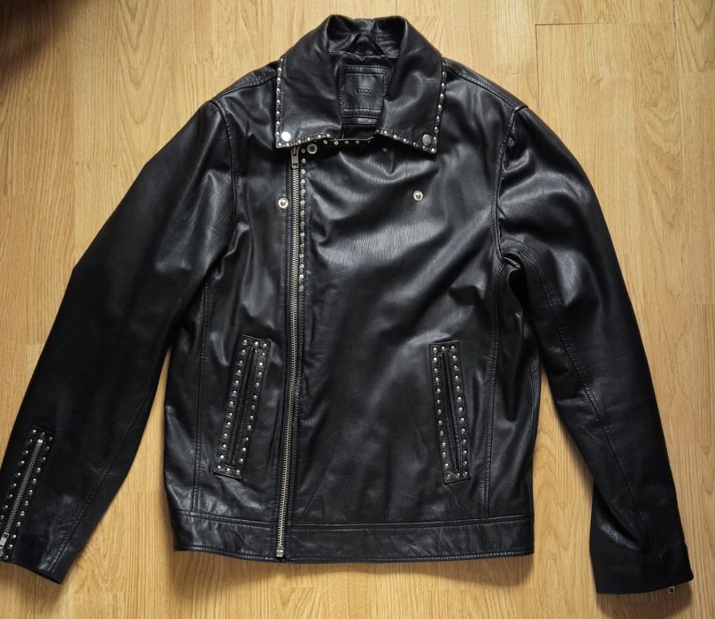 Jacheta piele naturala Asos M ca noua